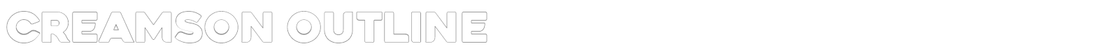 Creamson font preview